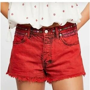 Free People Sunbreak Denim Shorts